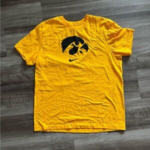 Nike Yellow and Black Short Sleeve Tee